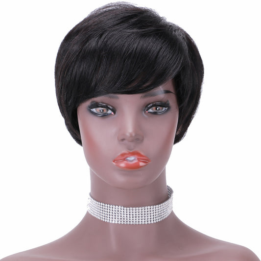 Pixie Cut wig 100%Human Hair Short Wigs Layered Wigs Full Machine Made Wig item#9149