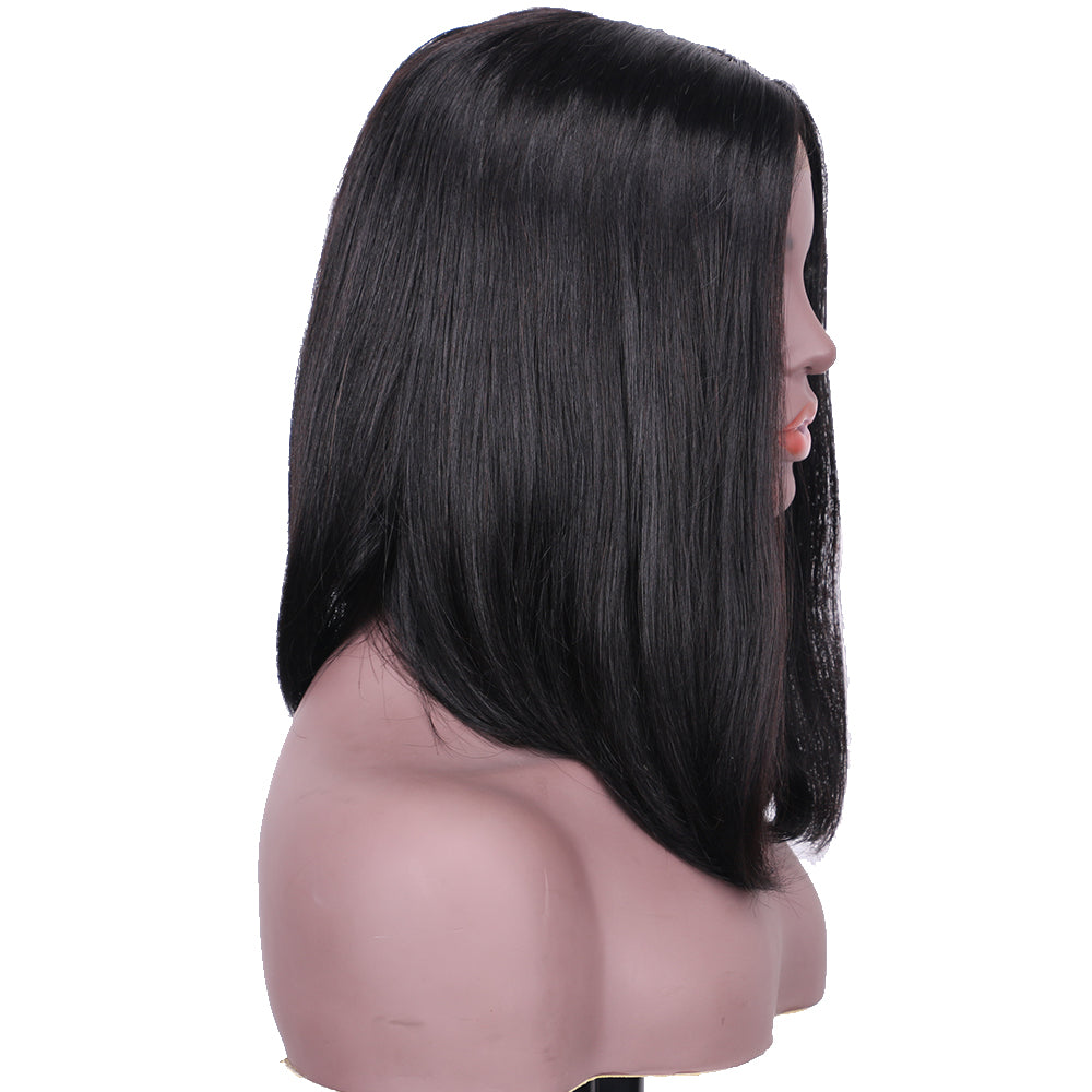 Lace Frontal Wig 13x1 T Part Lace 100%Human Hair Straight item#9038