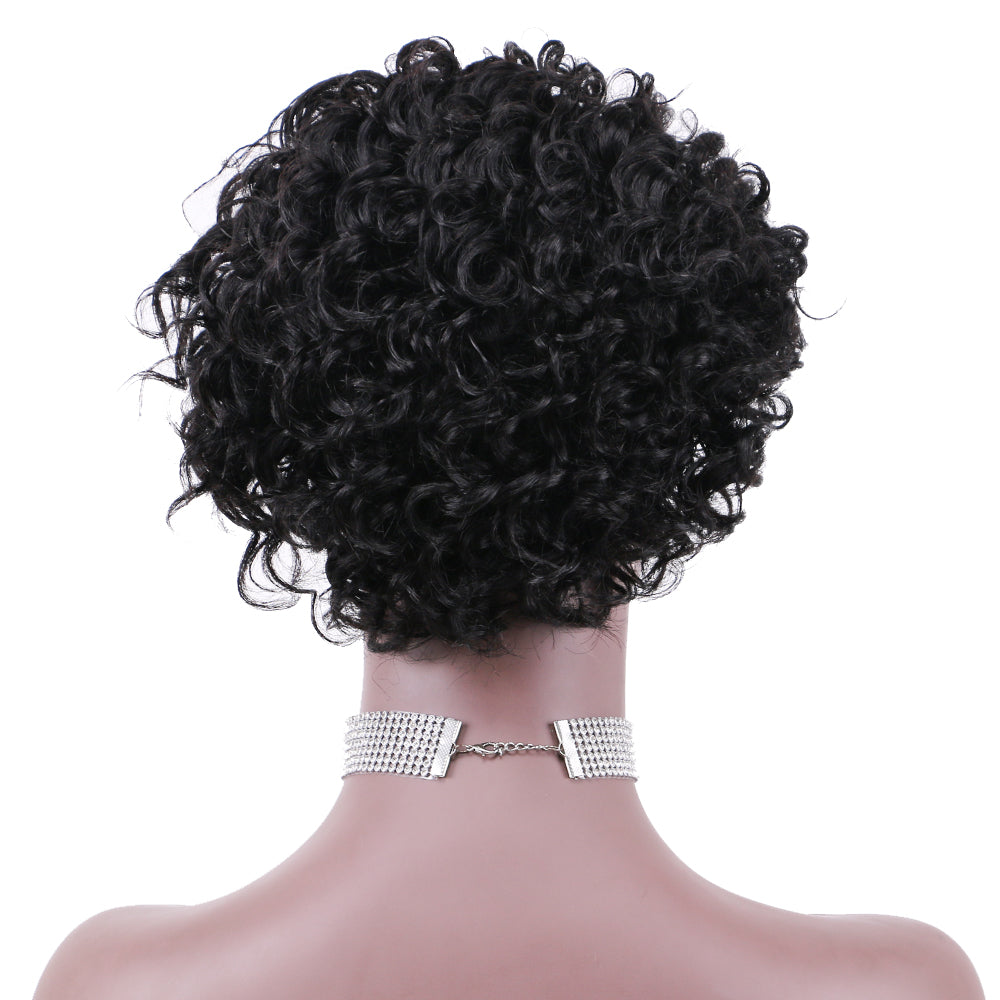 Headband Wig 100%Human Hair Wigs Deep Wave item#9229