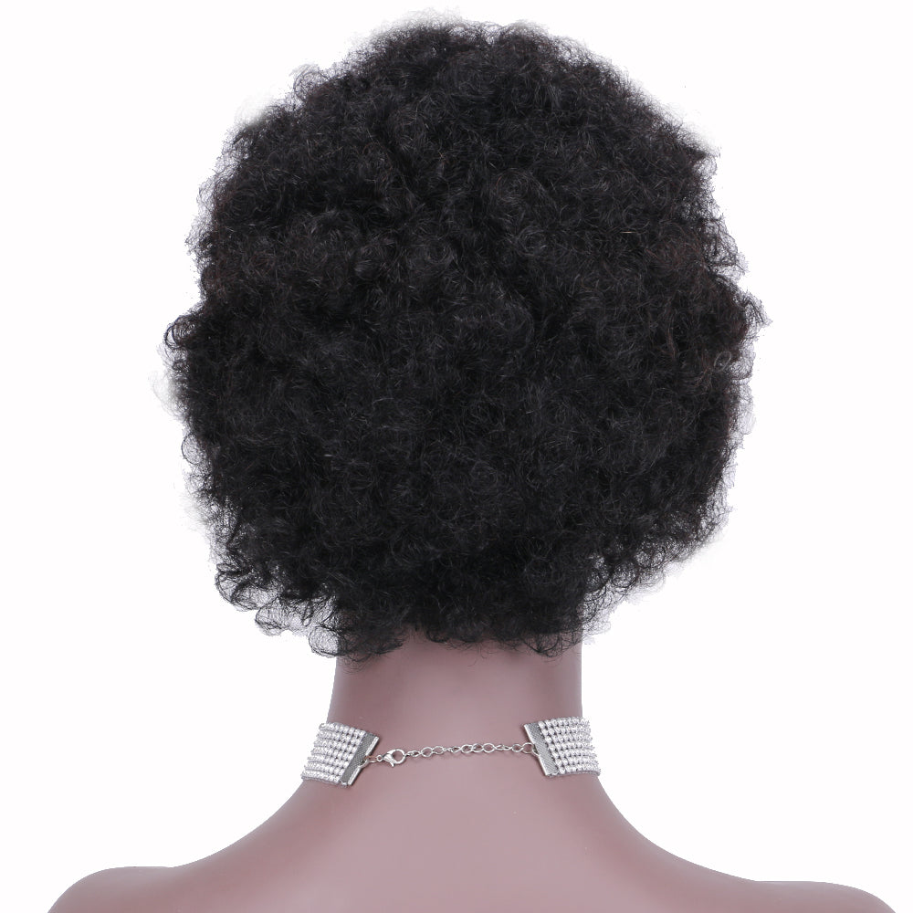 Pixie Cut wig 100%Human Hair Curl Short Wigs Layered Wigs Full Machine Made Wig item#9032