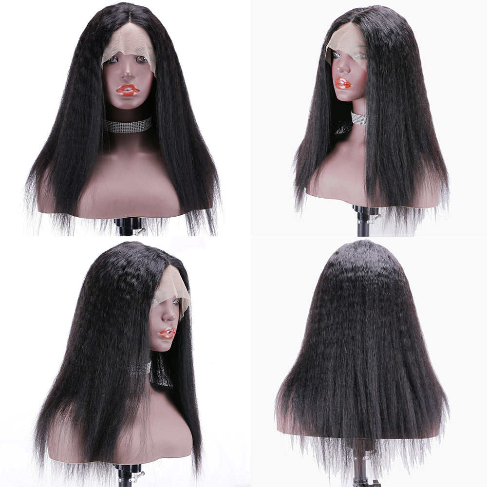 Lace Frontal Wig 13x1 T Part Lace 100%Human Hair item#9039