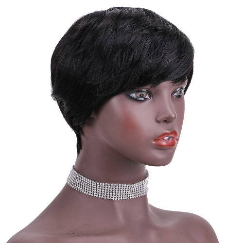 Pixie Cut wig 100%Human Hair Curl Short Wigs Layered Wigs Full Machine Made Wig item#9161