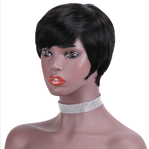 Pixie Cut wig 100%Human Hair Curl Short Wigs Layered Wigs Full Machine Made Wig item#9161