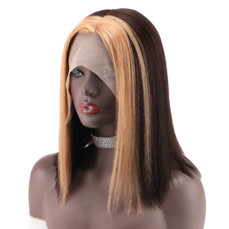 Lace Frontal Wig 13*1 T Part 100%Human Hair item#2203