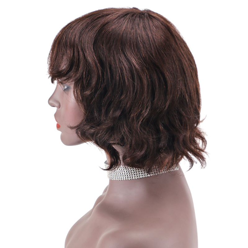 Pixie Cut wig 100%Human Hair Short Wigs Layered Wigs Full Machine Made Wig item#2205