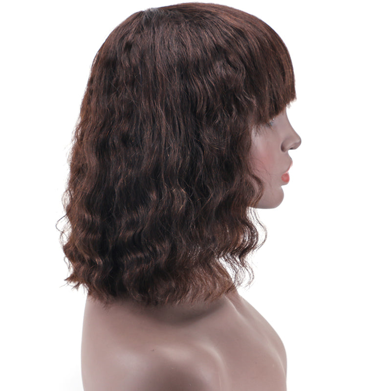 Full wig 100%Human Hair Full Machine Made Wig  item#2202