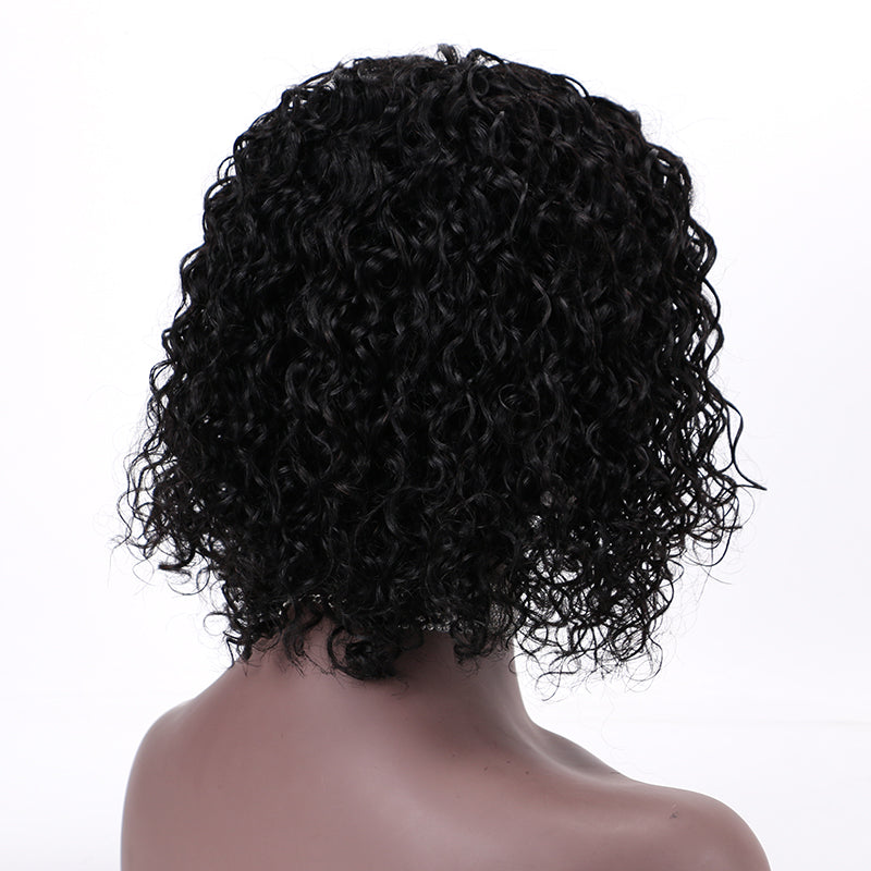 Lace Wig T Part 100%Human Hair Wig Water Wave item#9153