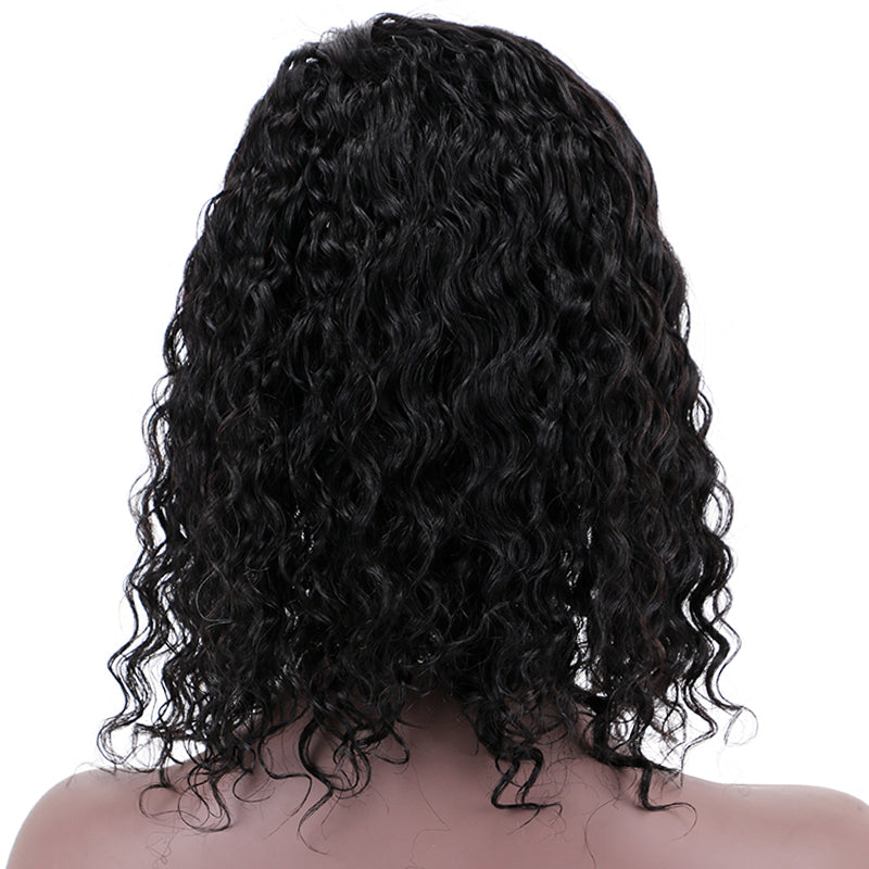 Lace Wig T Part 100%Human Hair Wig Deep Wave item#9153