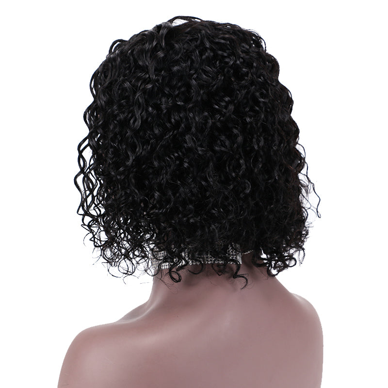 Lace Wig T Part 100%Human Hair Wig Water Wave item#9153