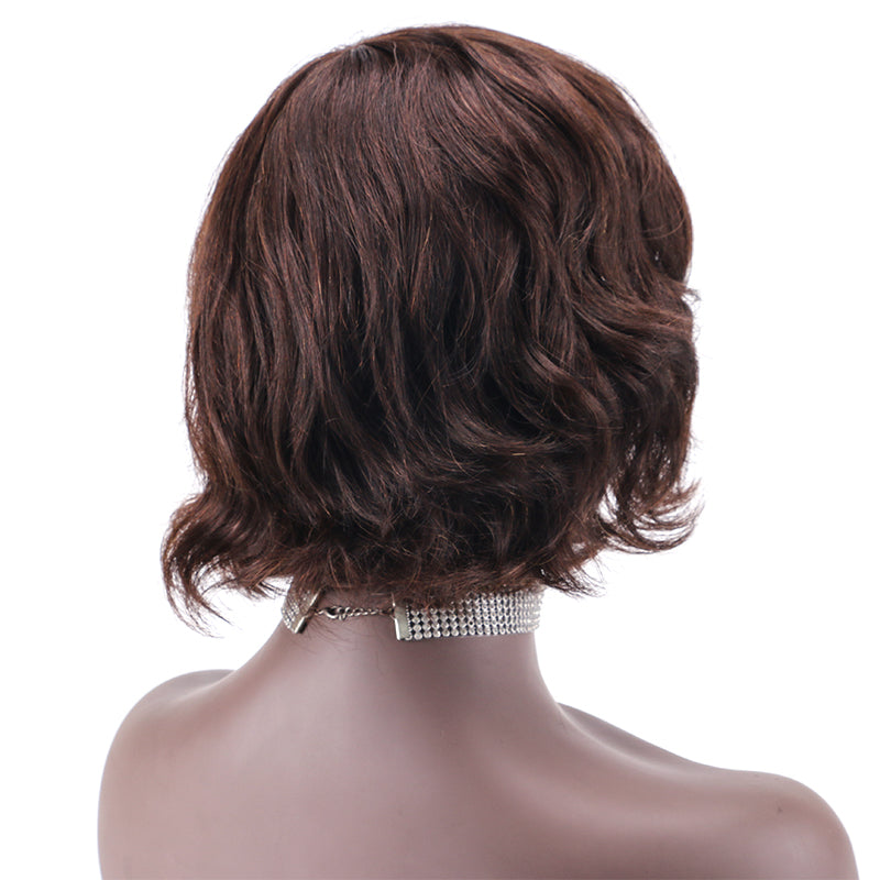 Pixie Cut wig 100%Human Hair Short Wigs Layered Wigs Full Machine Made Wig item#2205