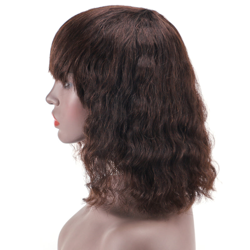 Full wig 100%Human Hair Full Machine Made Wig  item#2202