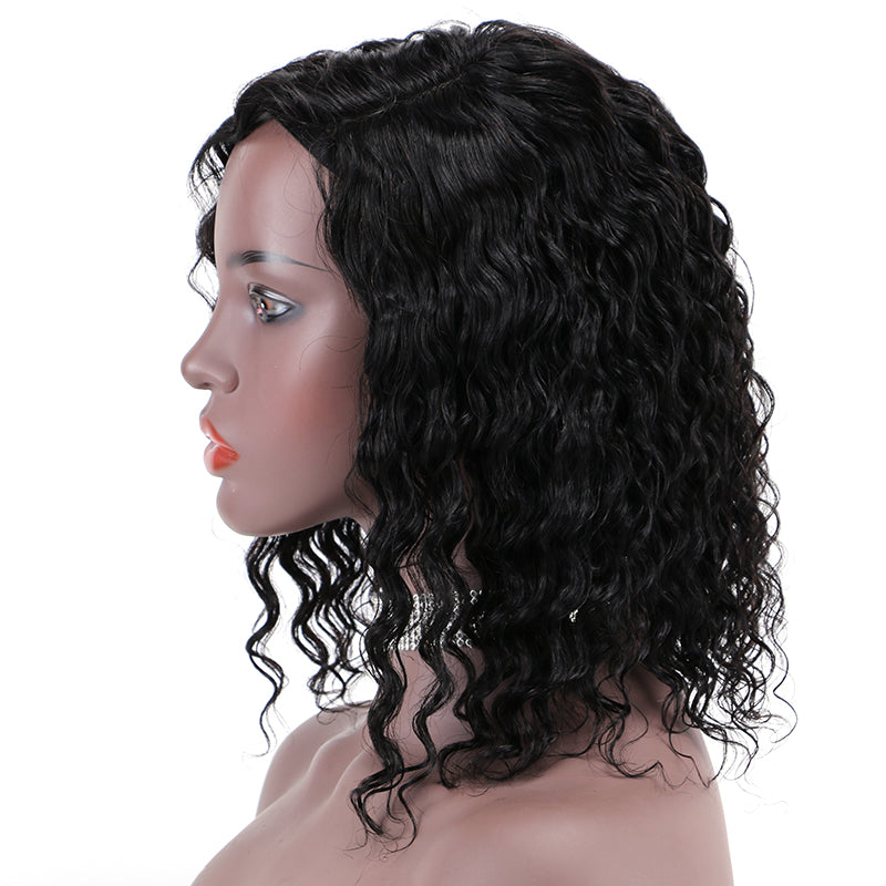 Lace Wig T Part 100%Human Hair Wig Deep Wave item#9153