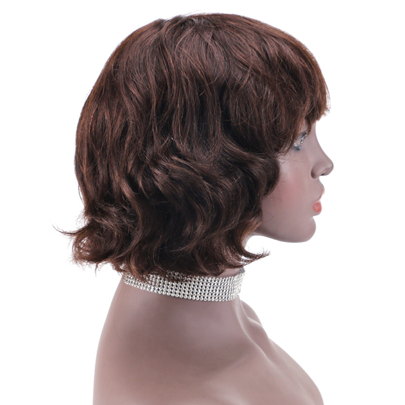 Pixie Cut wig 100%Human Hair Short Wigs Layered Wigs Full Machine Made Wig item#2205