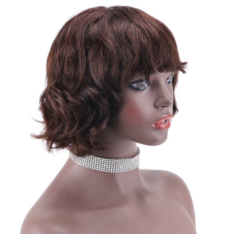 Pixie Cut wig 100%Human Hair Short Wigs Layered Wigs Full Machine Made Wig item#2205