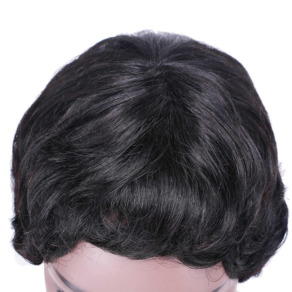 Pixie Cut wig 100%Human Hair Short Wigs Layered Wigs Full Machine Made Wig  item#9077