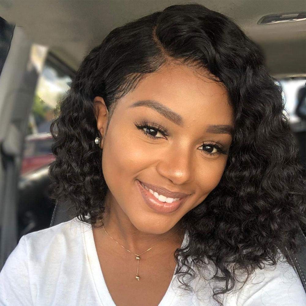 Lace Frontal Wig 13x1 T Part Lace 100%Human Hair item#9009