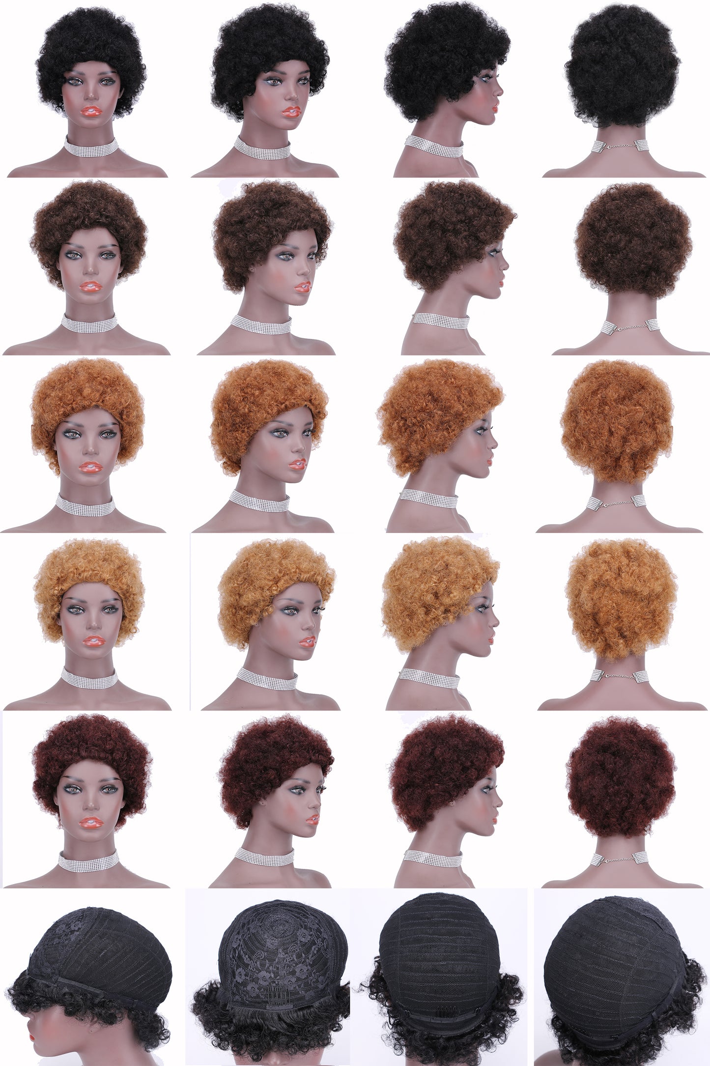 Pixie Cut wig 100%Human Hair Curl Short Wigs Layered Wigs Full Machine Made Wig item#9032