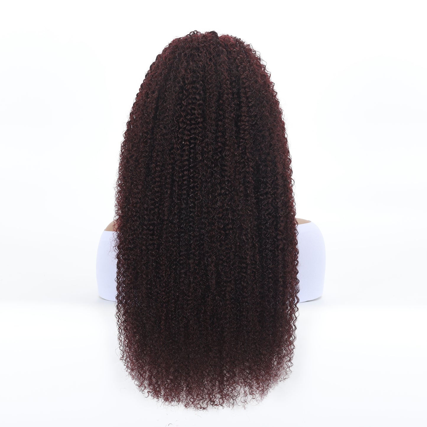 A HIGH-END Lace Frontal Wig Hand Tied 13*4 100%Virgin Remy Human Hair Bundle Wig Natural kinky curl item#1340NK