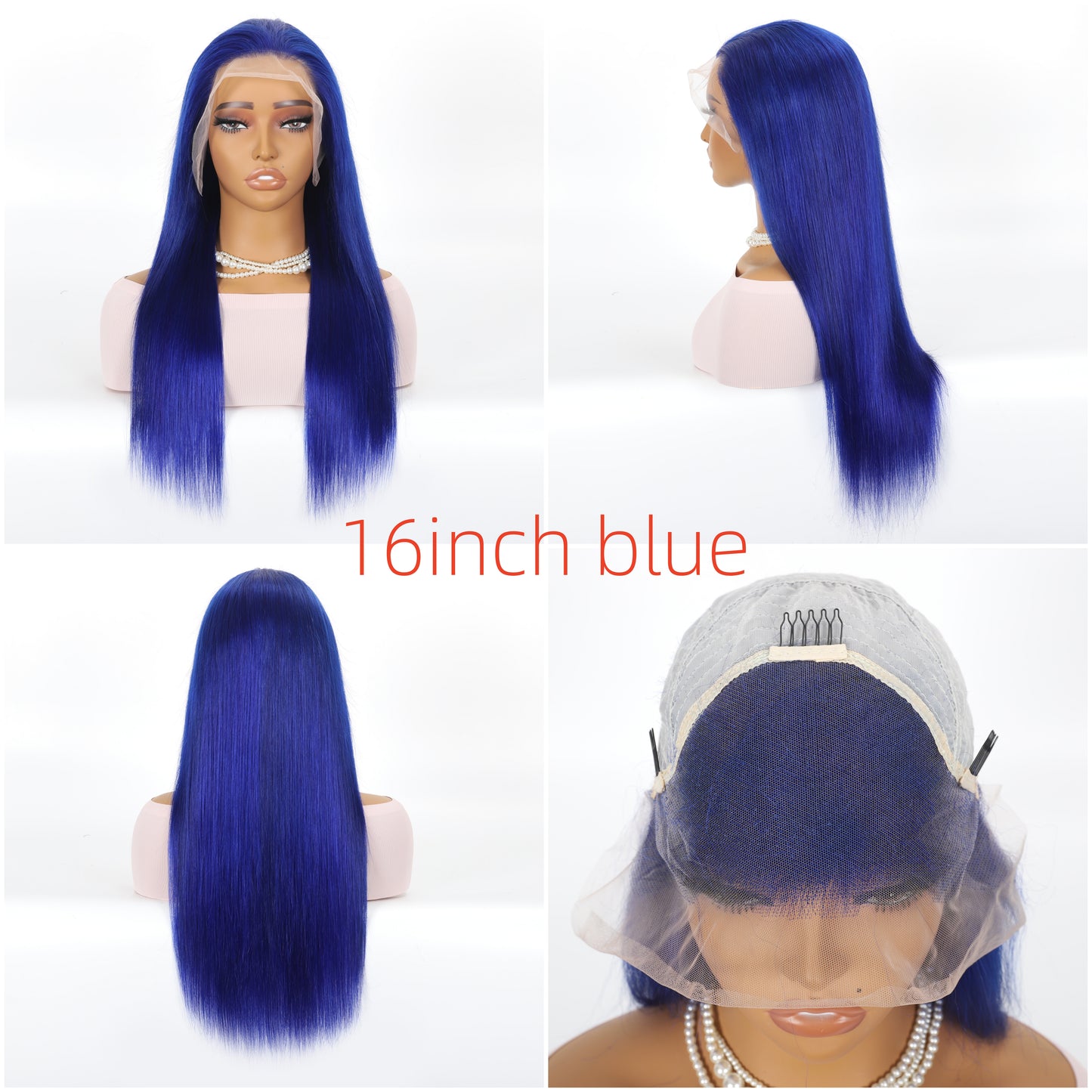 A HIGH-END Lace Frontal Wig Hand Tied 13*4 100%Virgin Remy Human Hair Bundle Wig Straight item#1340ST